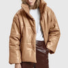 Manteau Simili Cuir Vintage