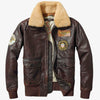 Blouson Cuir Aviateur Vintage