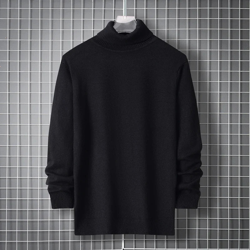 Pull à Col Roulé Vintage pour Homme