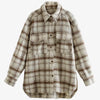 Manteau à Carreaux Style Retro Vintage