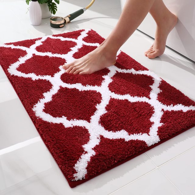 Tapis Vintage Rouge et Blanc