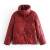 Manteau Simili Cuir Vintage
