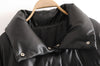 Manteau Simili Cuir Vintage
