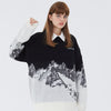 Pull montagne vintage femme