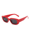 Lunette de Soleil Vintage Carré Rouge