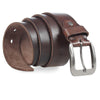 Détail de la Ceinture Cuir Vintage Homme 