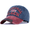 Casquette Effet Vintage Bleu
