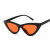 Lunette de Soleil Vintage Yeux de Chat Orange