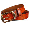 Ceinture Cuir Vintage Femme Détail