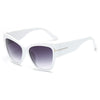 Lunette de Soleil Papillon Vintage Blanche