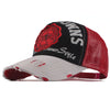 Casquette style vintage rouge