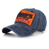Casquette rétro vintage bleu