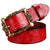 Ceinture Cuir Vintage Femme