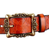 Ceinture Cuir Vintage Femme boucle