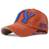 Casquette ny vintage orange