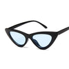 Lunette de Soleil Vintage Yeux de Chat Bleu