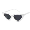Lunette de Soleil Vintage Yeux de Chat Blanc