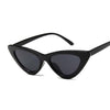Lunette de Soleil Vintage Yeux de Chat Noir