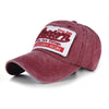 Casquette rétro vintage rouge