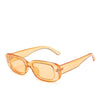 Lunette de Soleil Vintage Carré Orange