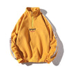 pull vintage sport  jaune