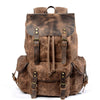Sac à dos motard vintage marron