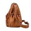 Sac à Main Cuir Camel Vintage poche coté