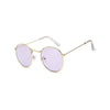 Lunettes de Soleil Rondes Vintage Violet