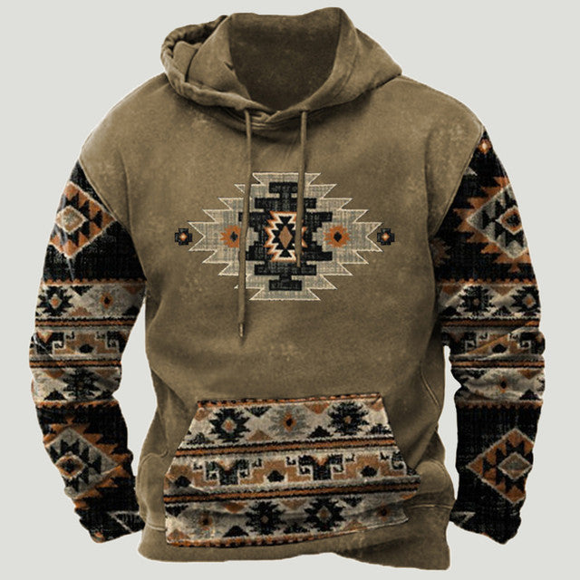 Sweat Aztèque Vintage pour Homme