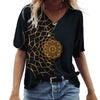 T-Shirt à Col V Vintage