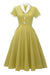 Robe Couleur Citron Vintage