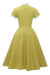 Robe Couleur Citron Vintage