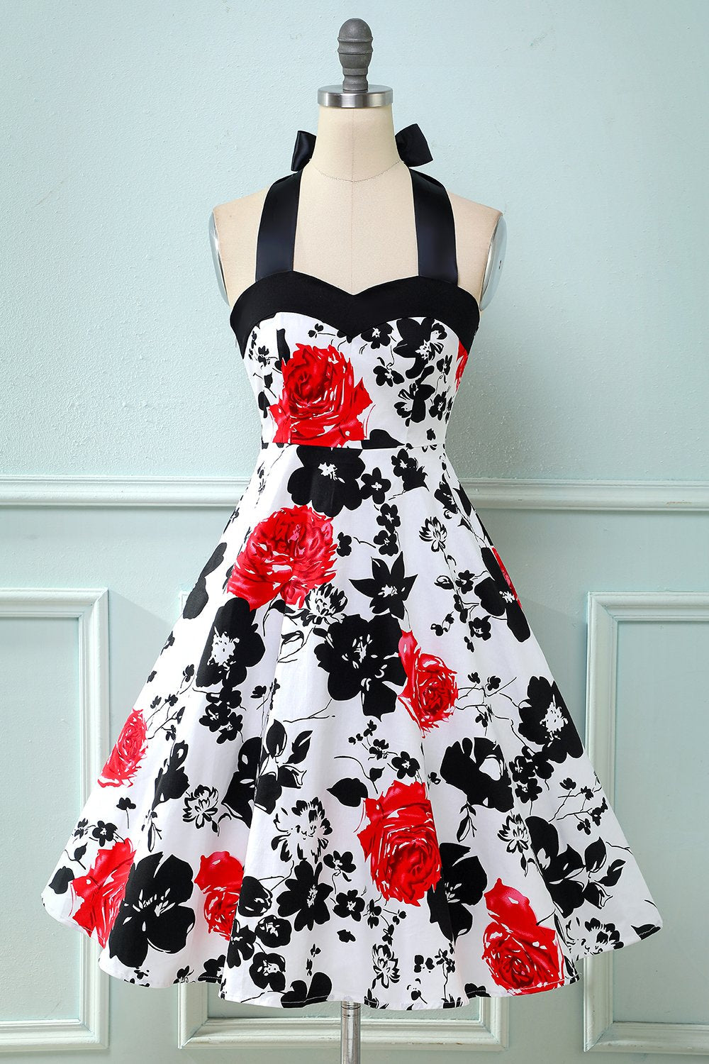 Robe à Imprimé floral Vintage