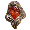 Ambre Broche Antique Vintage