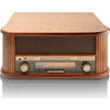 Tourne-disque retro vintage motif bois