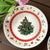 Assiette Céramique Vintage Motif Noël