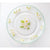 Assiette Transparente Vintage avec motif de Marguerite