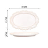 Assiette Plate Vintage Style Baroque