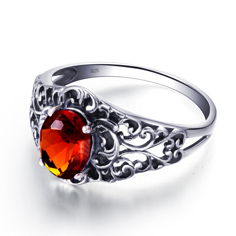 Bague Ambre Vintage