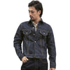 Veste Vintage pour Homme en Denim Vieilli