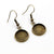 Boucles d’Oreilles Bronze Vintage