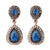 Boucle D'Oreille Vintage Bleu