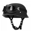 Casque Casquette Noir Vintage