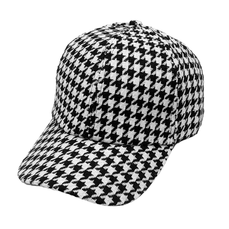 Casquette Baseball Noir et Blanc Vintage