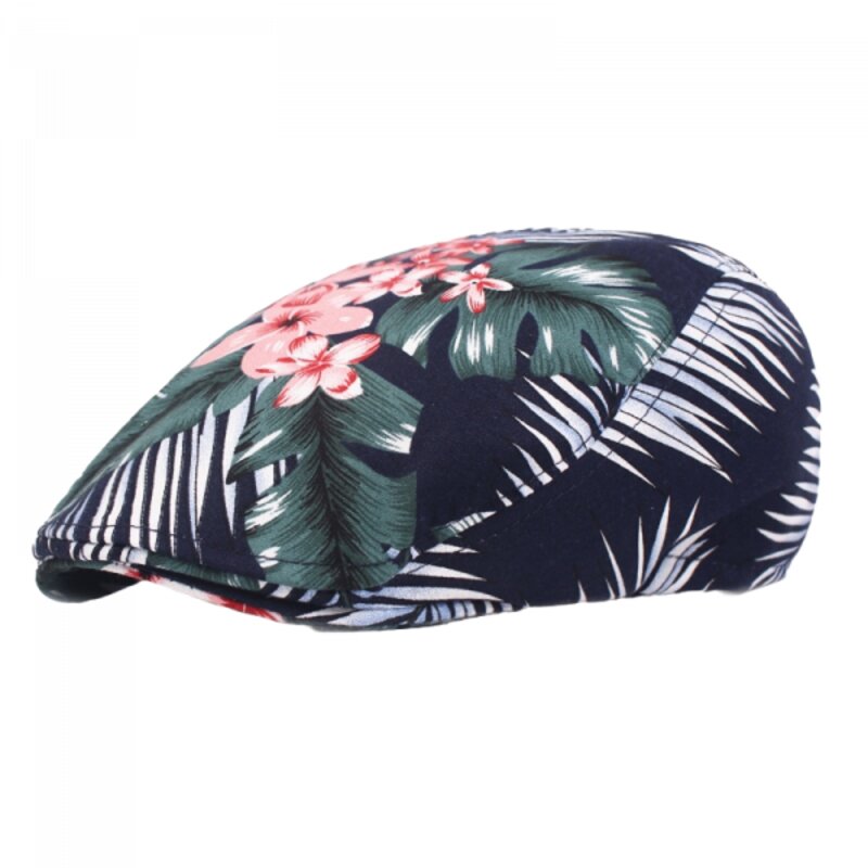 Casquette Beret Floral Vintage