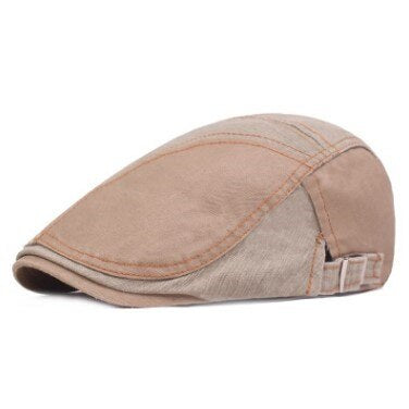 Casquette Plate en Jean Vintage