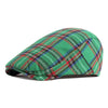 Casquette Verte Carreaux Vintage