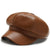 Casquette Gavroche Cuir Vintage Femme