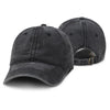 Casquette Vintage Noire Unie Homme