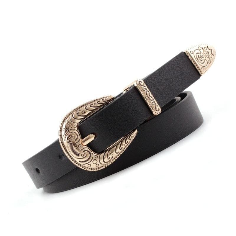 Ceinture Classe Vintage Boucle en acier